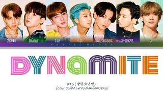 BTS Dynamite Lyrics (Color Coded Lyrics)