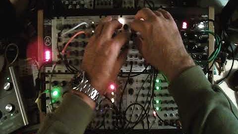 Modular synth, drone noise, 4MS ensemble oscillator,Humble audio FM quad operator, doepfer a-143-4
