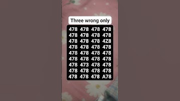 Three wrong only #brainteaser #search #find #shortvideo