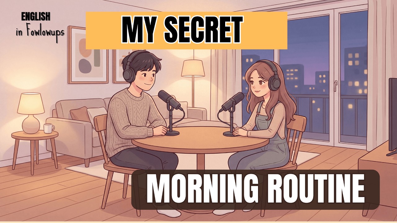 My Productive Morning Routine (Steal This) | Easy English Podcast