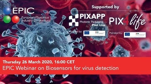EPIC Webinar on Biosensors for virus protection (20 March 2020)