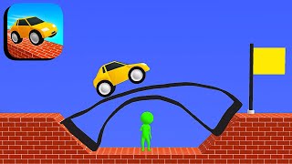Draw Bridge ​- All Levels Gameplay Android,ios (Levels 69-74) screenshot 4