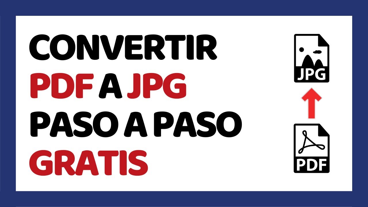 Cómo Convertir PDF a JPG Sin Programas ✅ Smallpdf