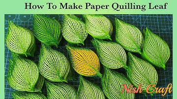 Quilling Leaves Tutorial |using hair comb|how to make quilling leaf |unique quilled leaf with a comb