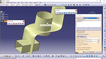class 10 part 2 (Wireframe and surface design workbench in catia v5)