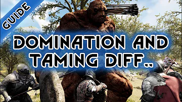 Domination and Taming Explained Differences and Beast Master Hints 4K Guide Mortal Online 2