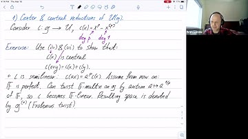 Algebraic groups and all in characteristic p - Ivan Loseu