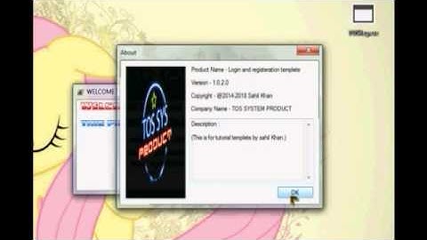 Login or Register with ProgressBar Visual Basic Project