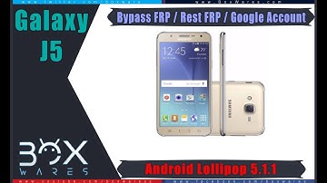 Bypass FRP lock for SAMSUNG J5 SM-J500H / J500F 2015