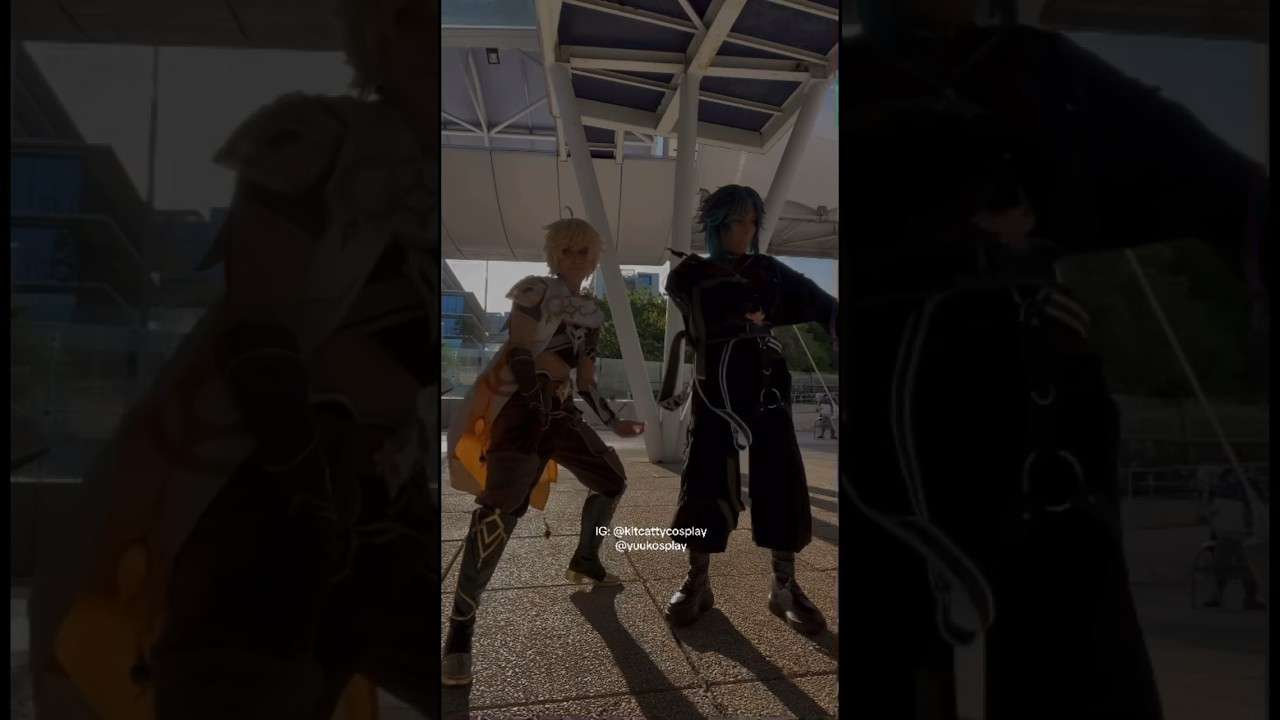 Just vibin 😎 #cosplay #genshinimpact #genshinimpactcosplay #xiaother #xiaogenshinimpact #aether