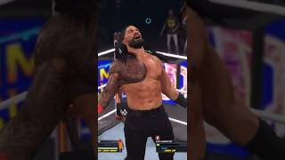 WWE 2K23 ROMAN REIGNS HITS OMOS WITH A SPEAR #wweshorts #wwe2k23 #shorts