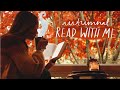 Autumnal read with me  1 hour of reading with cozy music