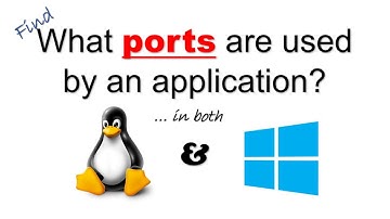 How can I check if an application is listening on a port and it