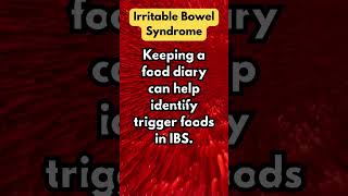 Irritable Bowel Syndrome Food Diary