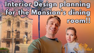 Help us choose dining room wall paper, ceiling design and tiles for our Magical Mansion!!