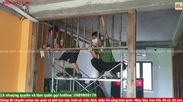 Tập 3: (P2)Cận cảnh thi công điểm nhượng quyền thương hiệu cà phê bao cấp tại:D1 Phố mới Tp Lào Cai