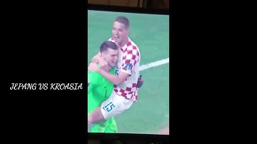 MOMENT KROASIA LOLOS 8 BESAR// SAVE PENALTI TERBAIK KIPER
