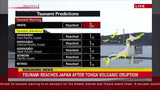 1/16/2022 | Japan tsunami warning broadcast in English (NHK)