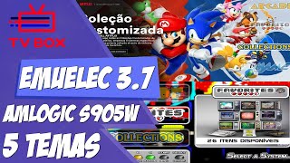 EmuElec 3.7 TV BOX AmLogic S905W e S912 Cartão SD 32GB