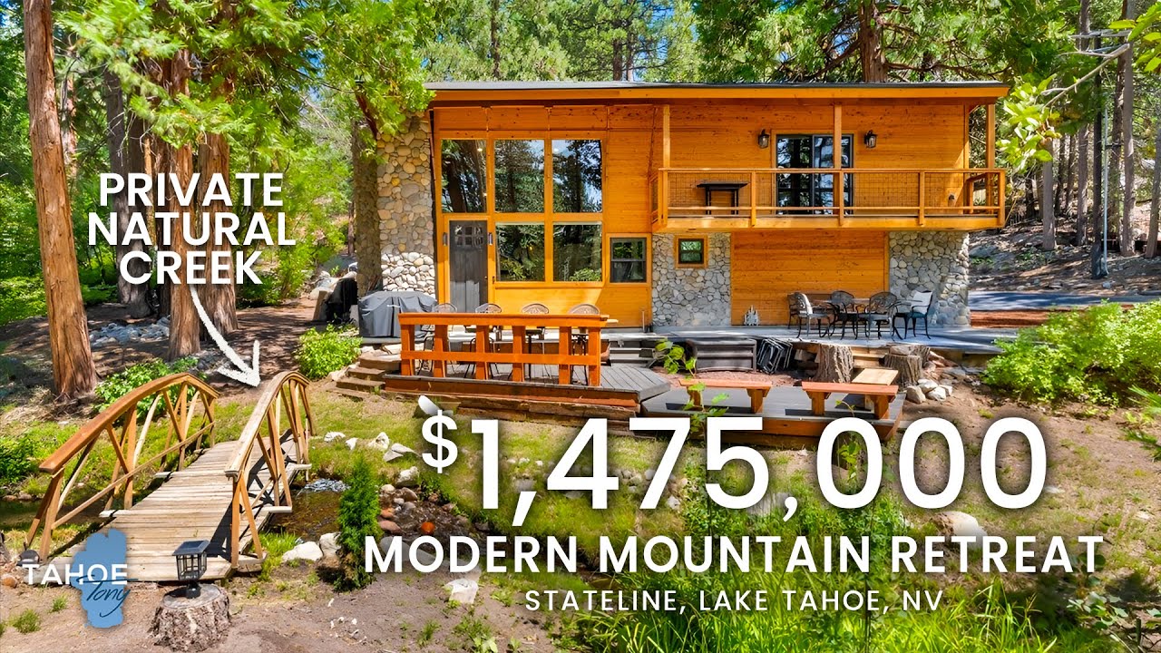 Inside this AMAZING Modern Mountain Home in Lake Tahoe Nevada