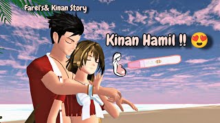 Farel's\u0026Kinan Story(TAMAT) || KINAN HAMIL 😍 || Sakura School || Ending Story