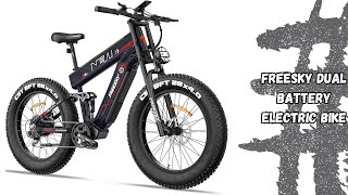 FREESKY Dual Battery Electric Bike | Full Suspension Smooth Comfort | Key Features