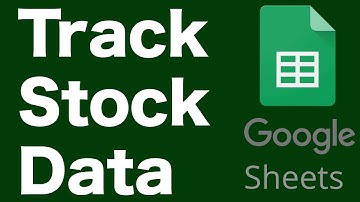 Google Sheet to Pull Real Time Stock Data for Stock Tracking & Analysis using GOOGLEFINANCE Function