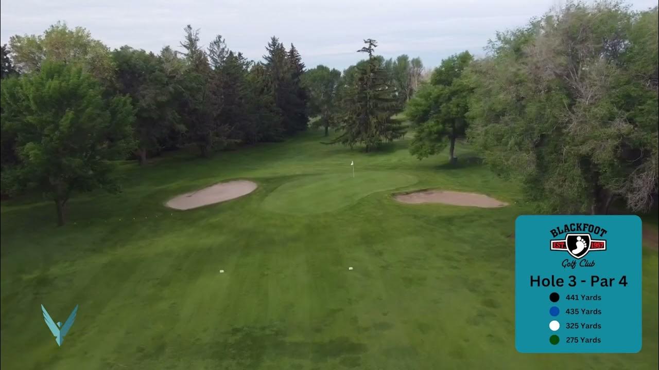 Blackfoot Golf Course Hole 3 YouTube