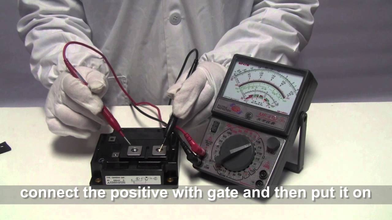 How to test IGBT with Multimeter? YouTube