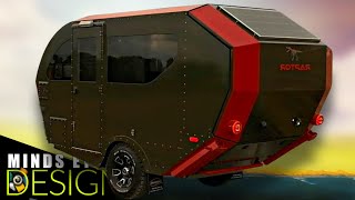 Expanding Camper Trailer Transforms into Panoramic Cabin