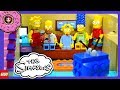 The Simpsons House Lego Build Car Garage and Ground Floor Review Silly Play Kids Toys
