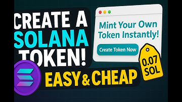 How To Create A Solana Token UPDATED BEGINNER GUIDE