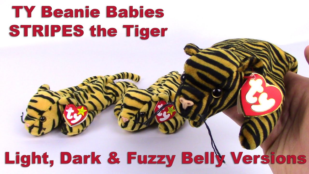 Ty Beanie Baby Stripes The Tiger MINT S Unique Retired 1995 Ee26 for sale online 