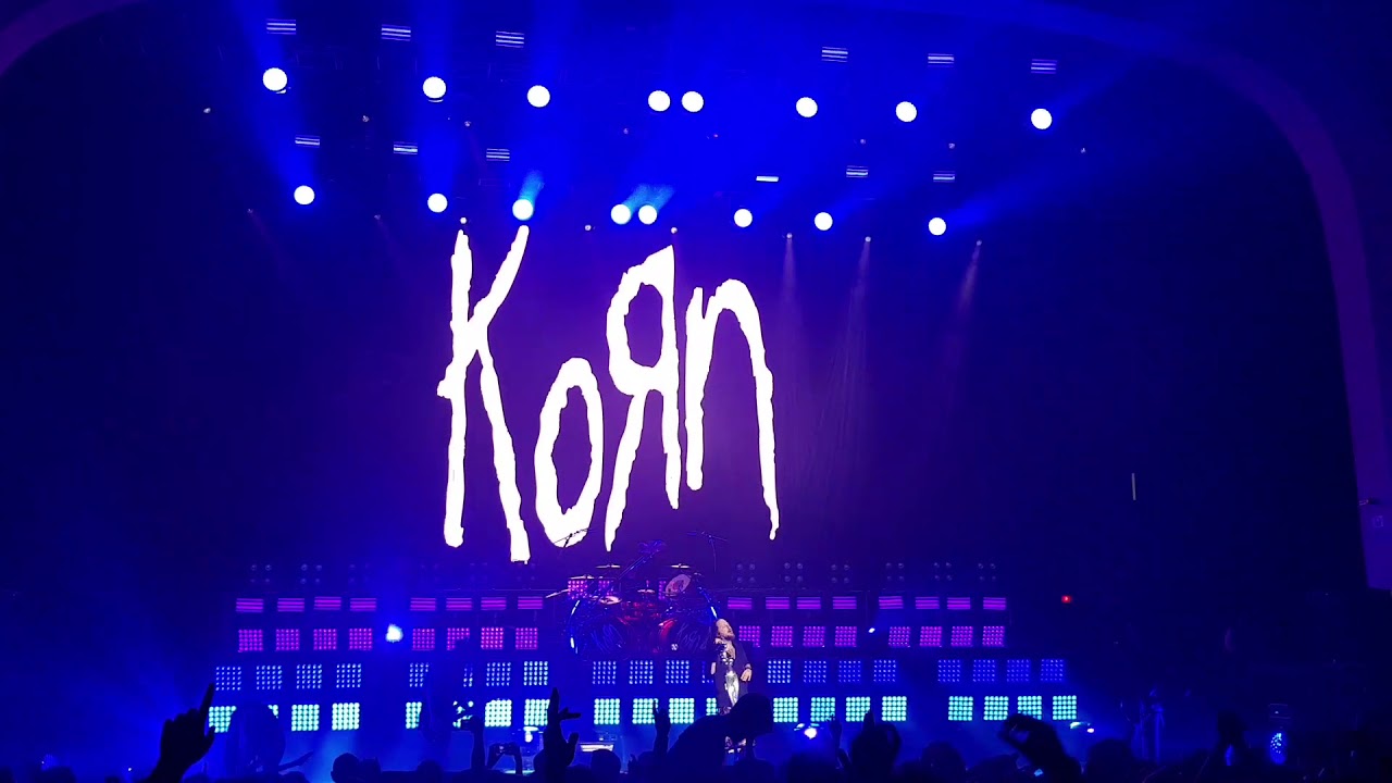 Live o like. Korn did my time. Brixton Academy.