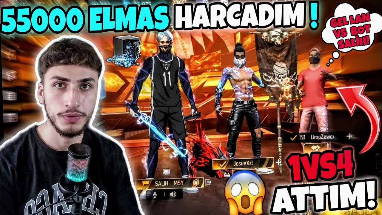 İFADE ÇEKTİLER🤬 - 1 VS 4 ATTIM😡 - 55BİN ELMAS HARCADIM😨 - Ne Ettin Sen SALIH MSY