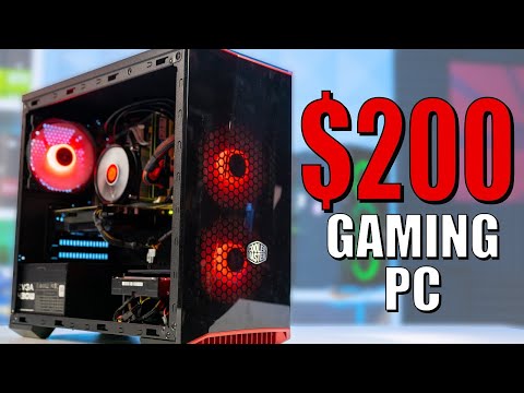 $200 Gaming PC Build 2020! - Intel i5 3470 + RX 560 (w/ Benchmarks)