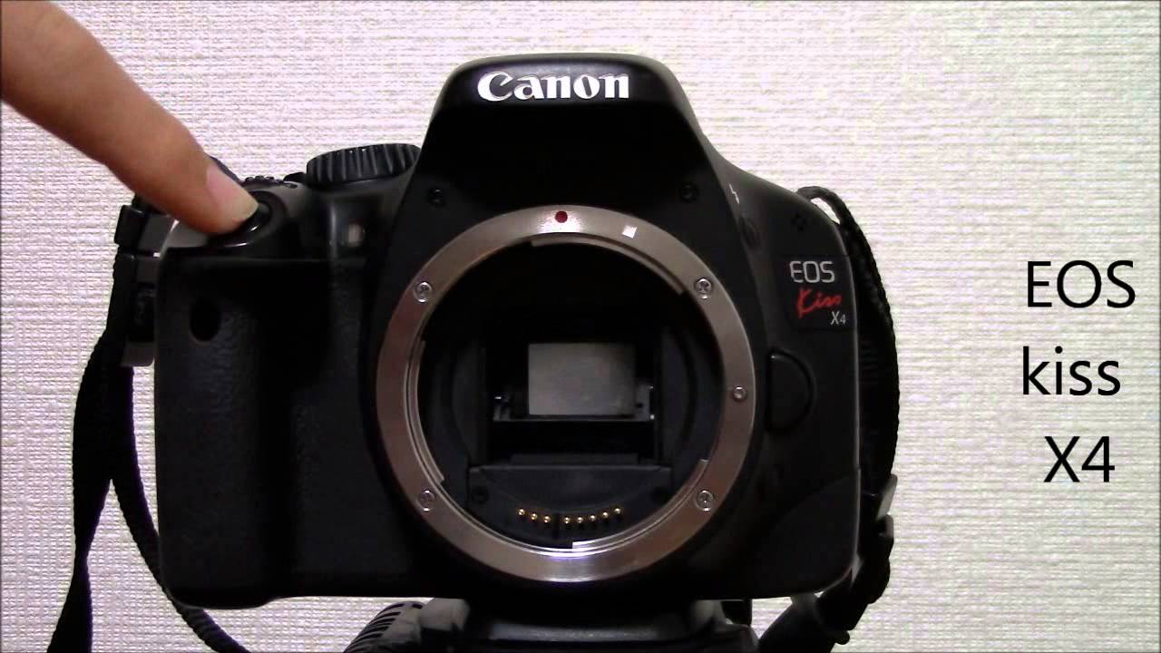 EOS kiss X4  EOS 7D連写性能比較動画