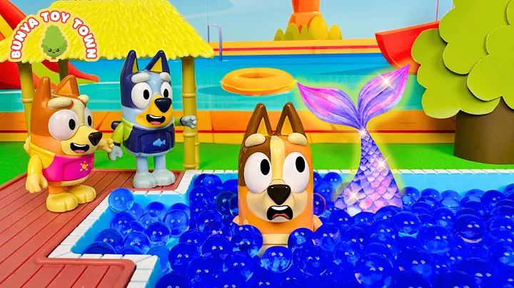 Bluey's Mummy Turned Into A Mermaid | Pretend Play with Bluey Toys