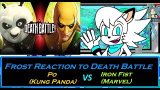 Frost Reaction to: Death Battle Po vs Iron Fist