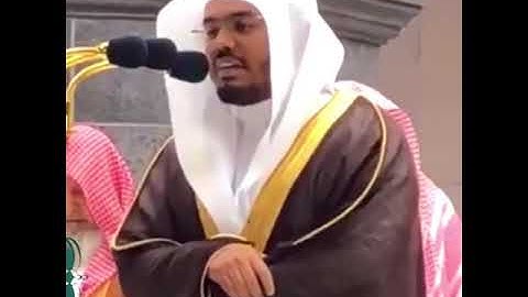 تلاوة الشيخ ياسر الدوسري في الحرم😭❤️.