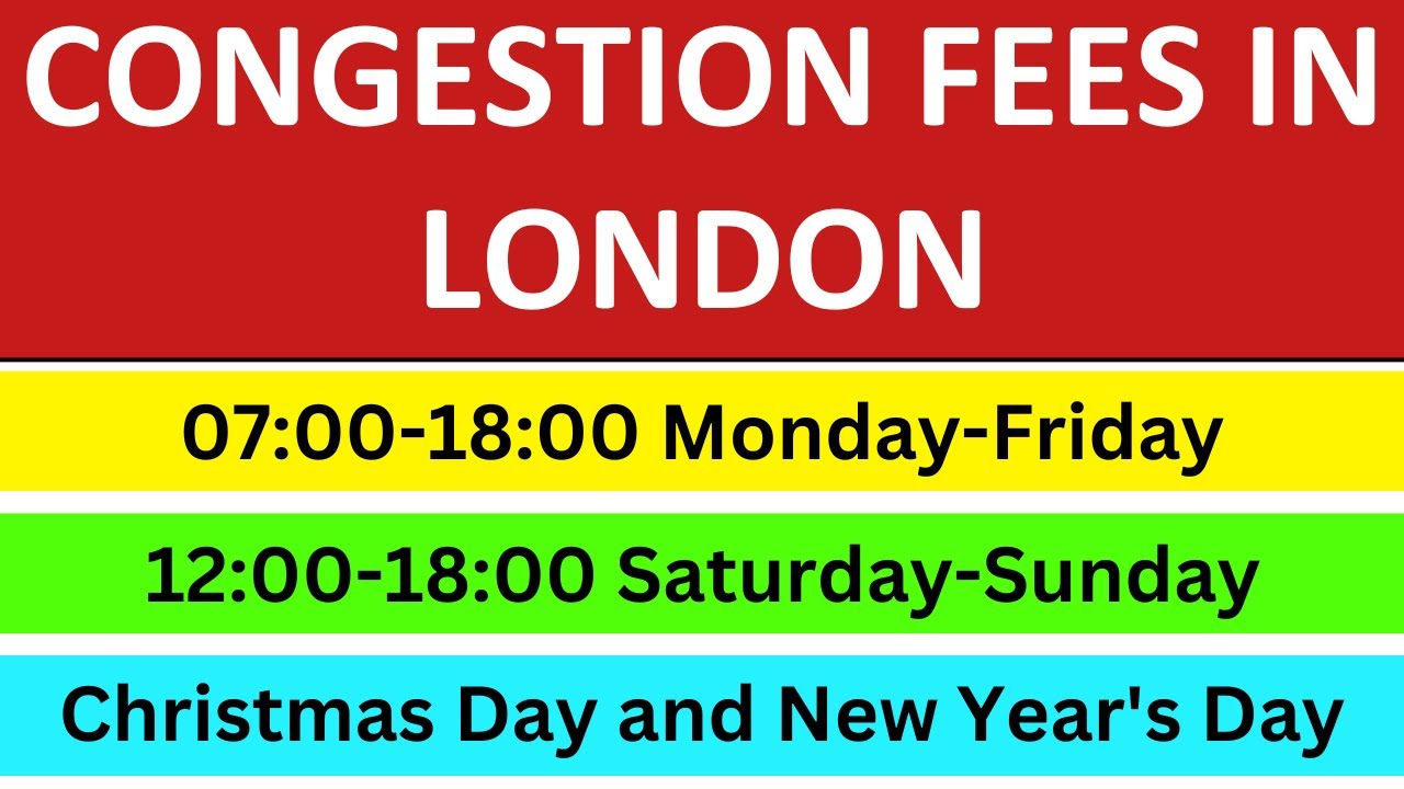 Congestion Fees in London | Congestion Charge Zone Times & Charges