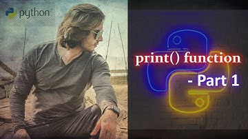 Python print() - Part 1 | Simple usage of Print function | Abhinav Tonk