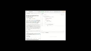 Remove Duplicates from Sorted Array II | LeetCode 80 | PythonTwo Pointers) #coding #python #leetcode