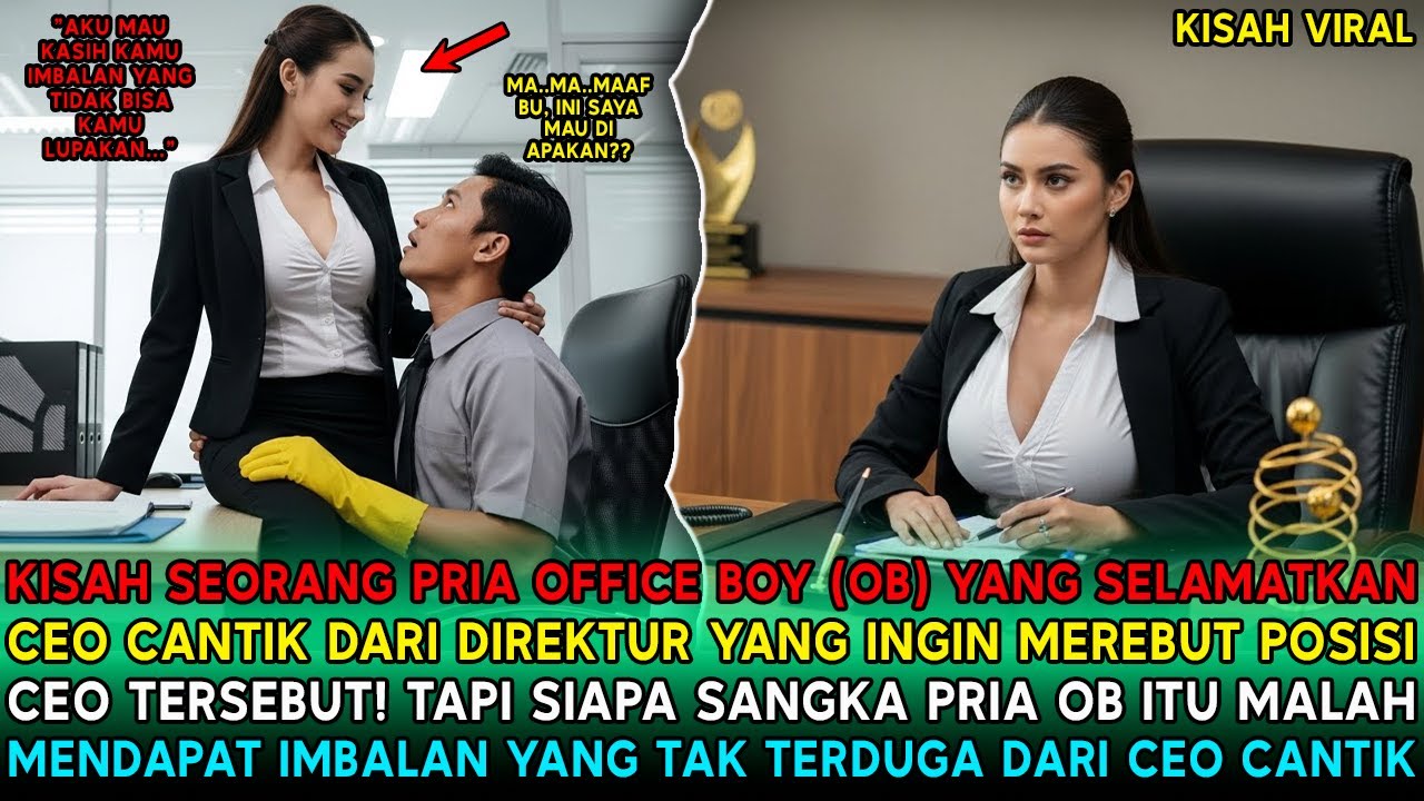 KETIKA TAK SENGAJA SELAMATKAN PERUSAHAAN, OFFICE BOY INI DAPAT IMBALAN TAK TERDUGA DARI CEO CANTIK