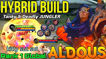 Jungler Aldous Hybrid Tank Build! -  Top 1 Global Aldous by kitty sut sut - Mobile Legends