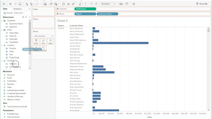 How to dynamically filter views with multiple fields string parameters in Tableau