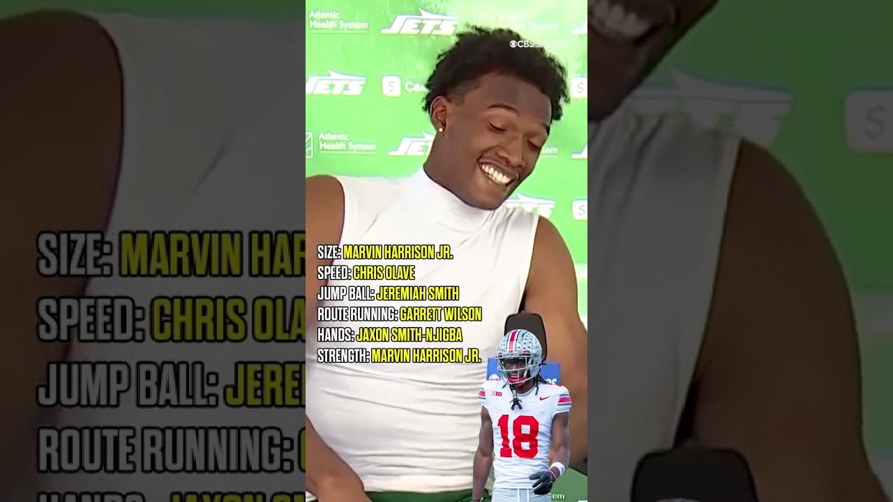 We had Garrett Wilson build the ultimate WR using @Ohio State Football receivers 😅 