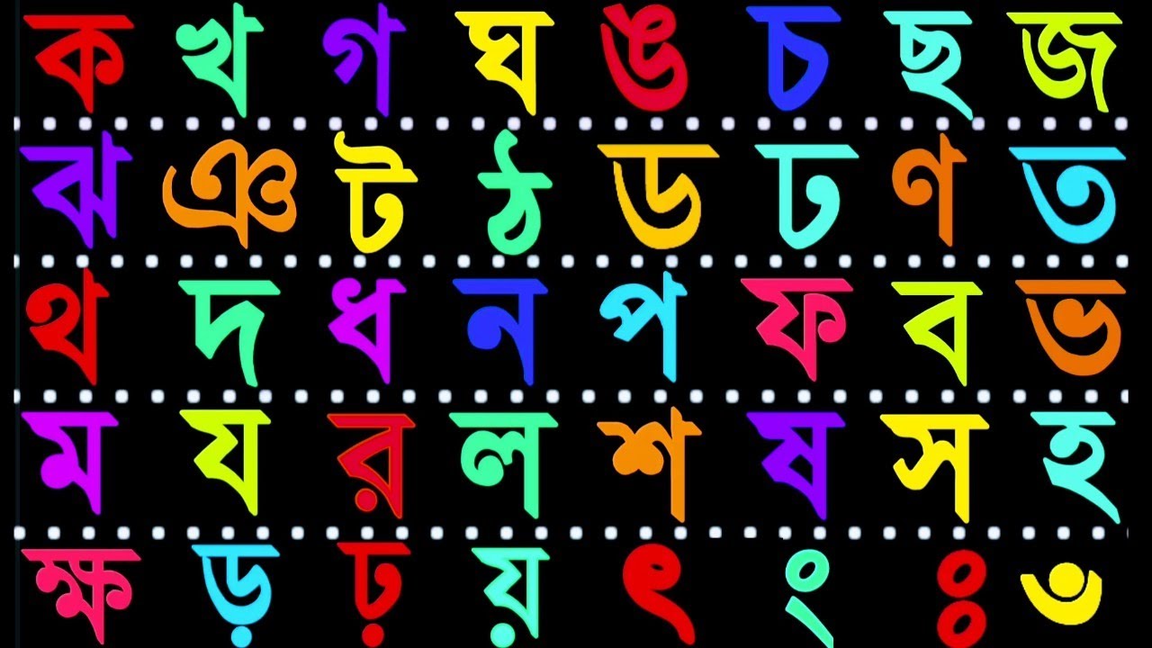 Learn Bangla ক খ গ ঘ ঙ Ka Kha Ga Gha Bangla Alphabet