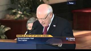 Dick Cheney speaks at Marble Bust Unveiling Ceremony