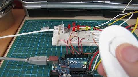 Arduino Wii Nunchuk Test